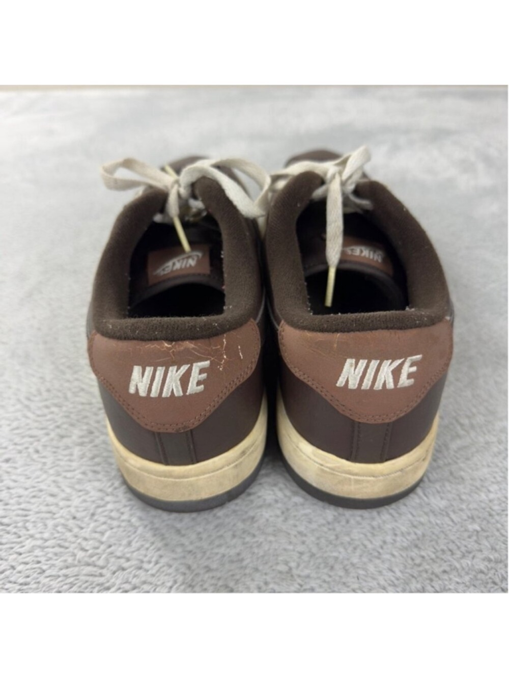Nike Men Sz 9 US/8 UK/42.5 EU Air Force 1 07’ Brown Leather Sneakers 315807-221 - Picture 5 of 15